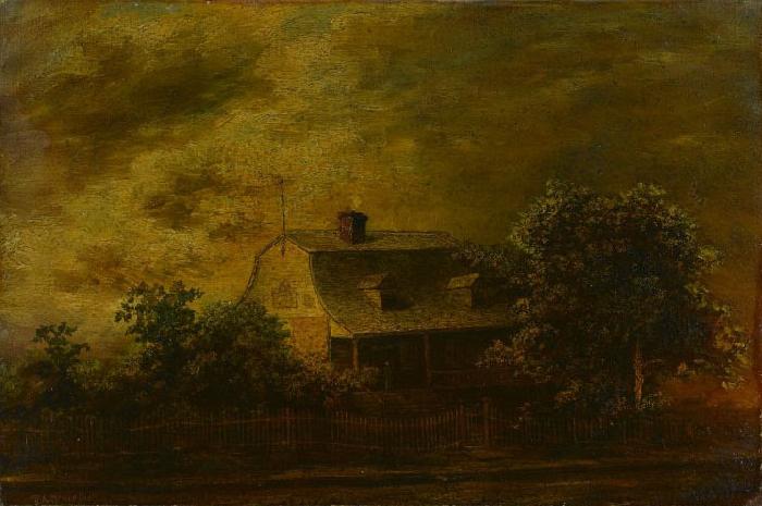 Ralph Albert Blakelock Farmhouse of F.B. Guest oil painting image
